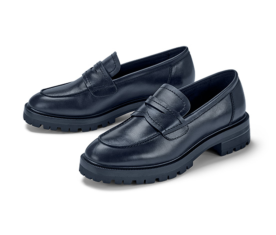 Leder-Loafer