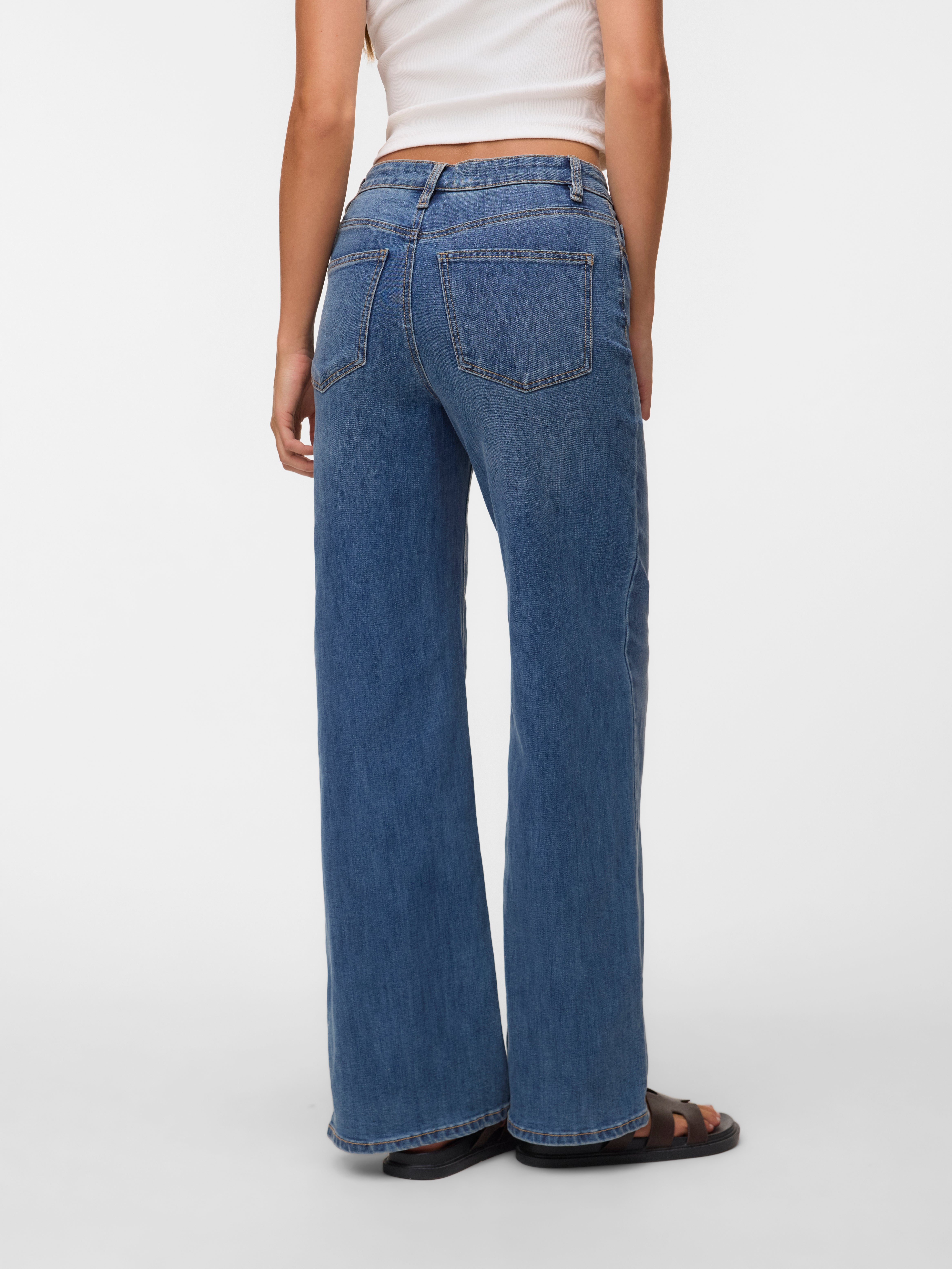 VMOLIVIA High rise Wide leg fit Jeans