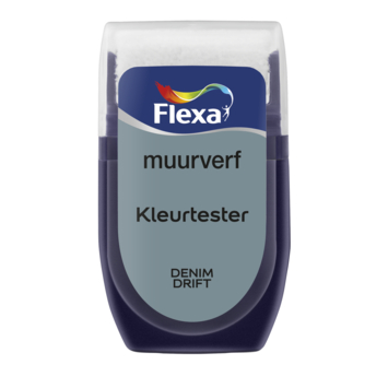 Flexa Creations muurverf kleurtester mat denim drift 30 ml