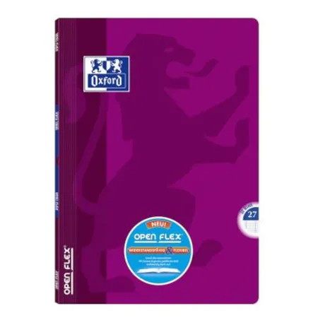 Oxford OpenFlex Schulheft, A4, L. 27, 32 Blatt, 1 Stück, 2-fach sortiert, Optik Paper®