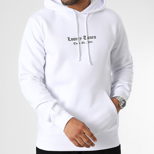 Sweat Capuche Bugs Bunny Graff Blanc