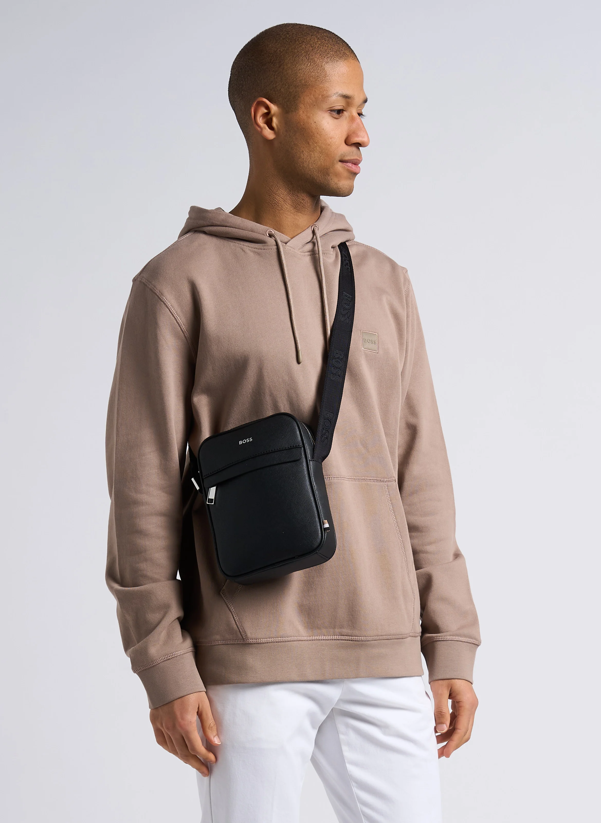 Sacoche en cuir | Noir