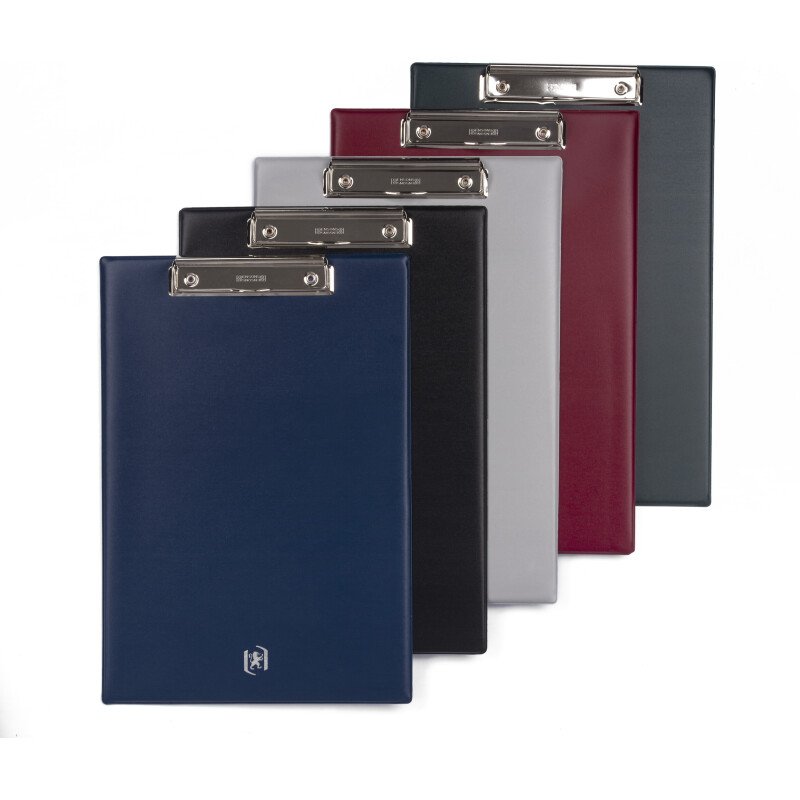 Porte Bloc Oxford A4 Simple Pince En Haut Pvc Assorti