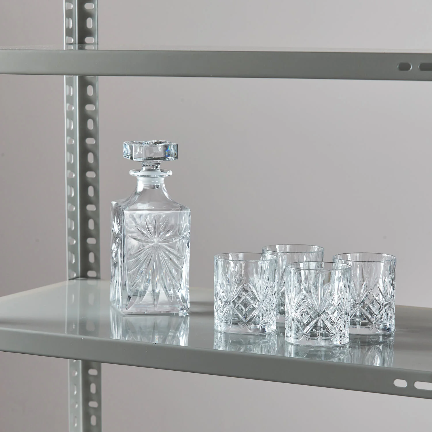 Lyngby Glas  Melodia whiskeysæt - 5 dele