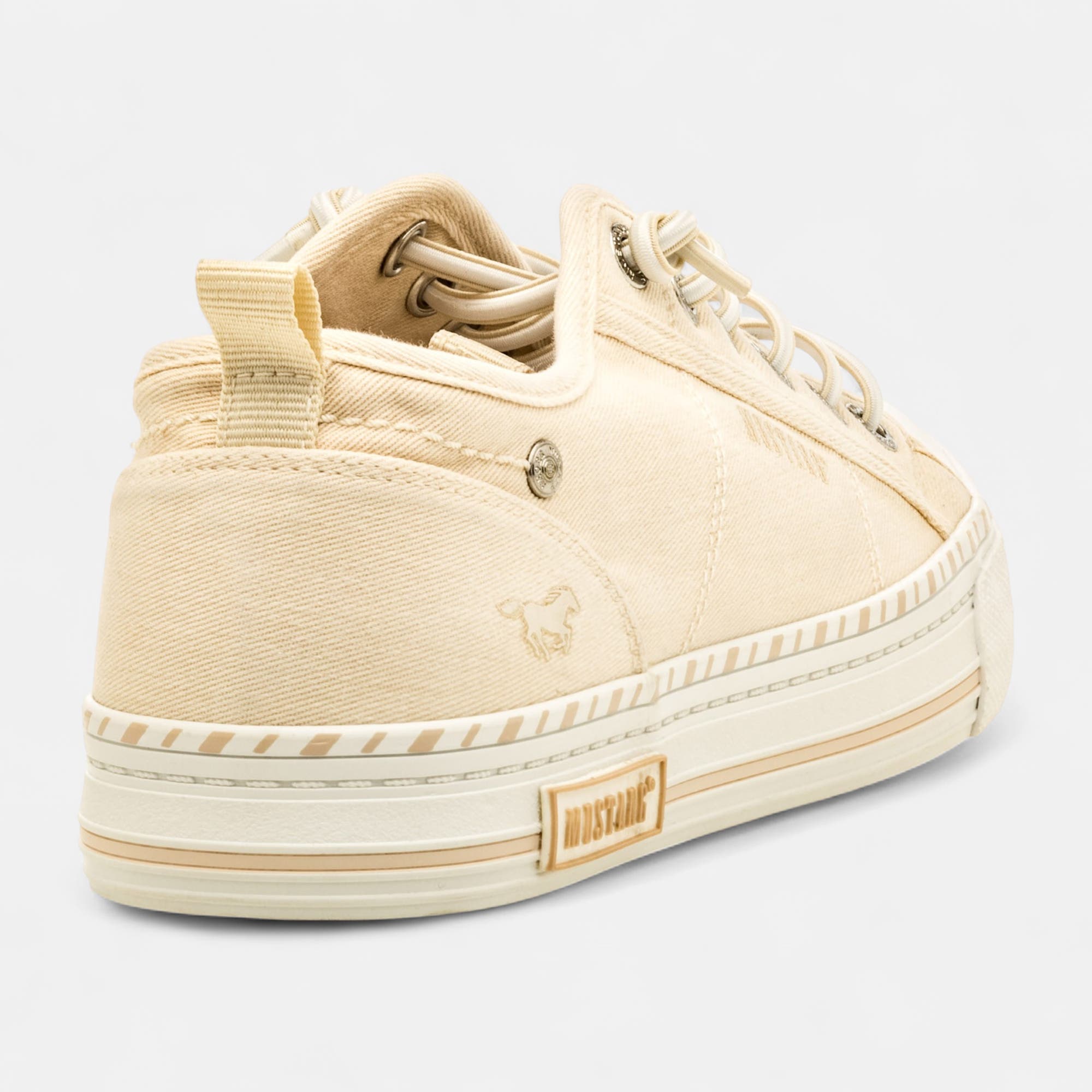 Baskets en toile Femme beige