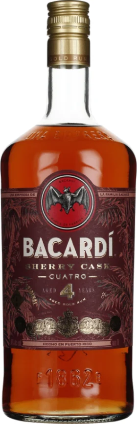 BACARDI ANEJO CUATRO SHERRY CASK 1LTR