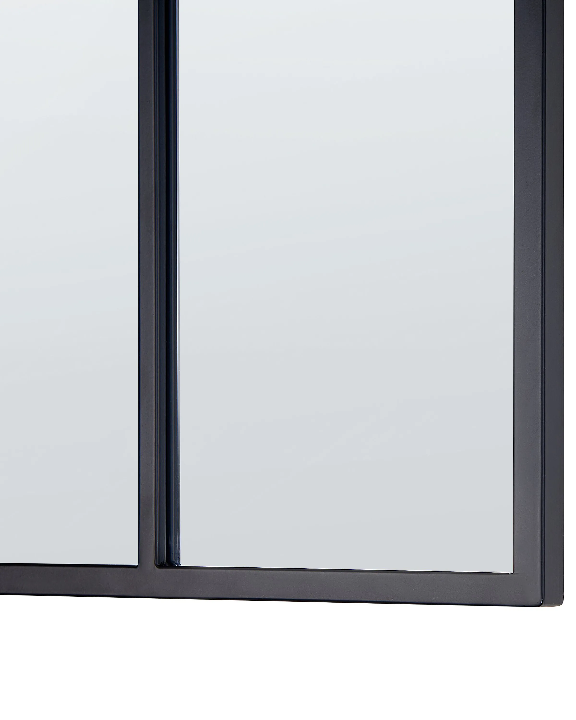 Wandspiegel CAMON 38 cm 132 cm Metaal Zwart