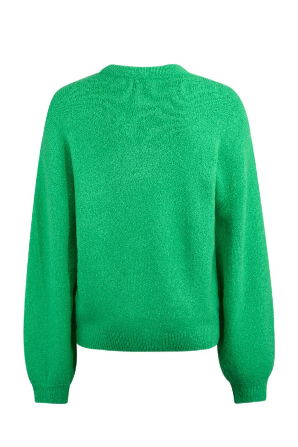 Shoeby trui groen fijn gebreid