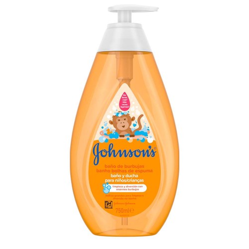 Johnson's Baby Banho Bolhas de Espuma 750ml