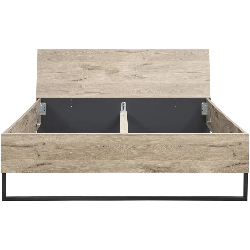 Bed Dex - eikenkleur - 140x200 cm