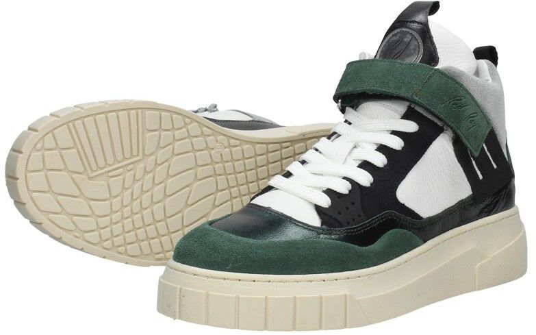 Red Rag Veterschoenen Hoog groen