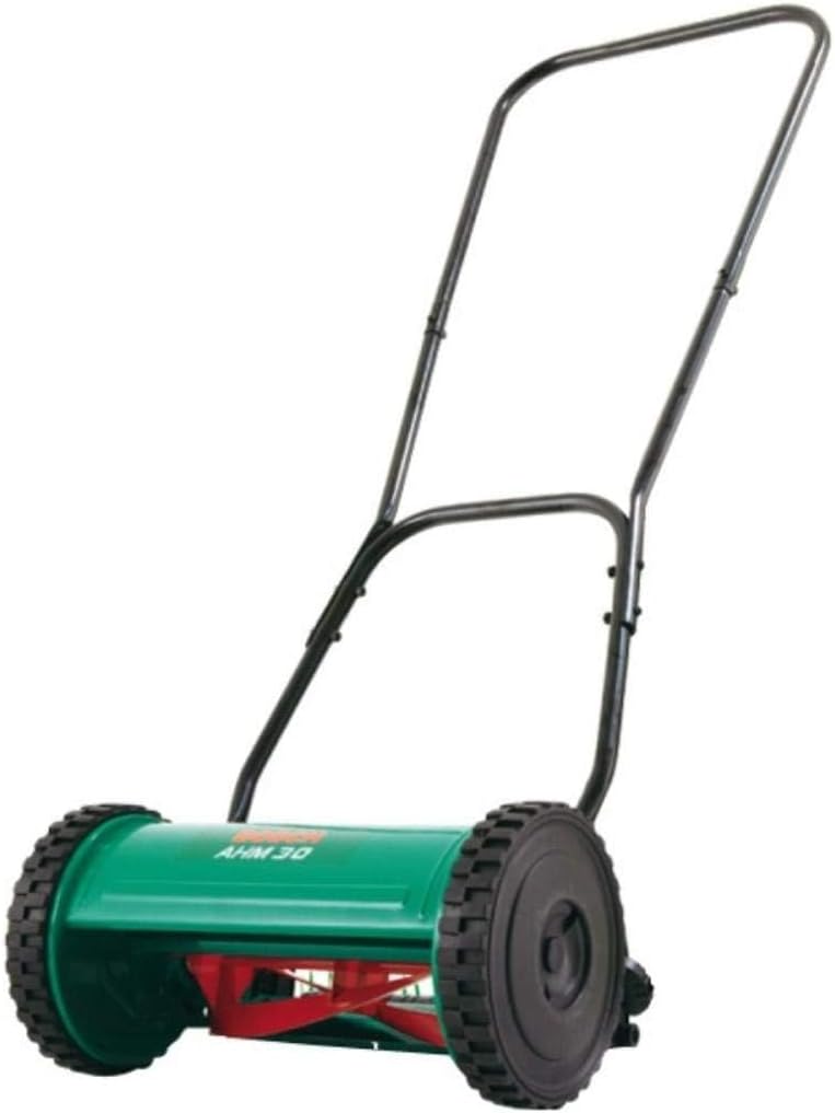 Bosch Home and Garden Handmäher AHM 30, Karton (4 Spindelmesser, Schnittbreite 30 cm, Schnitthöhe 12-40 mm)