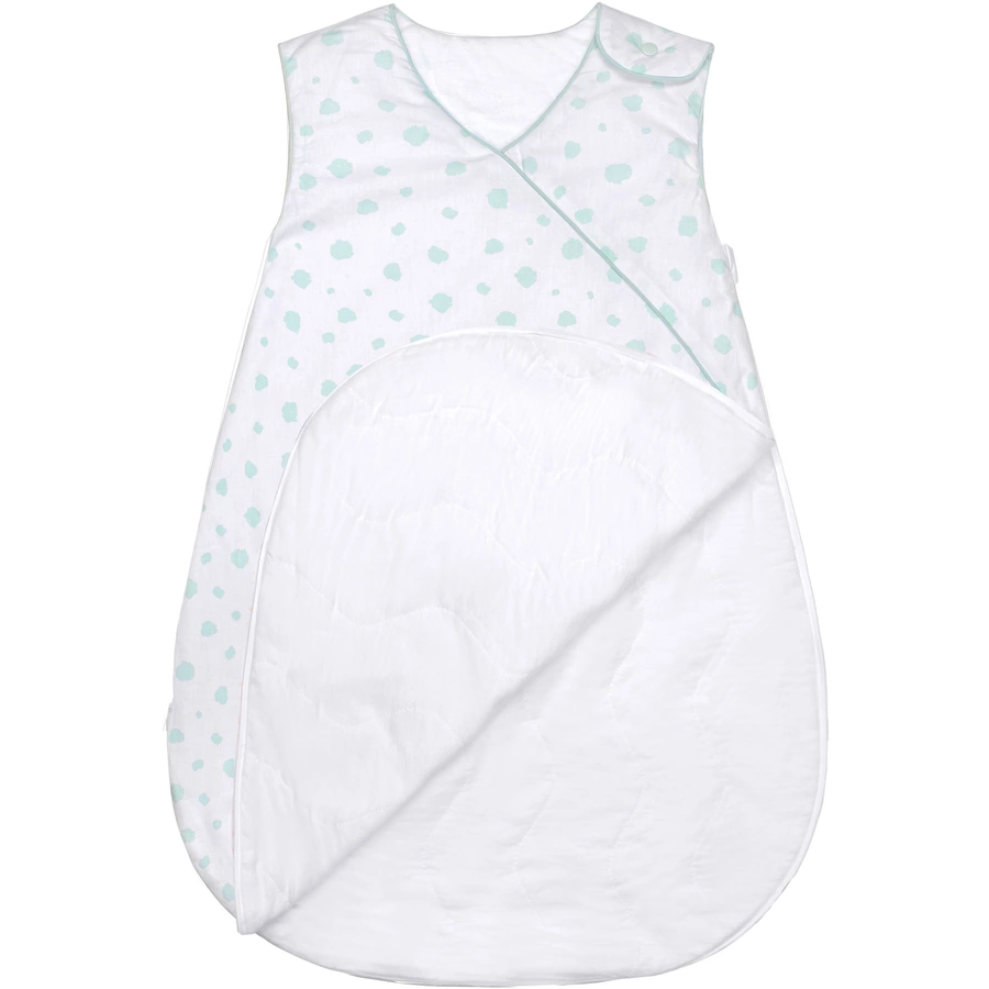 emma & noah Schlafsack Punkte Mint