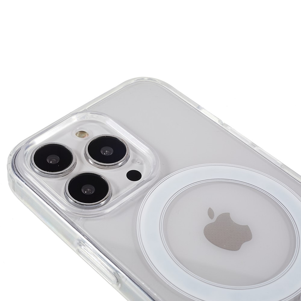 iPhone 13 Pro Max MagSafe Hybrid Hülle TPU Bumper Air Cushion Fallschutz   Acryl Rückseite - Transparent