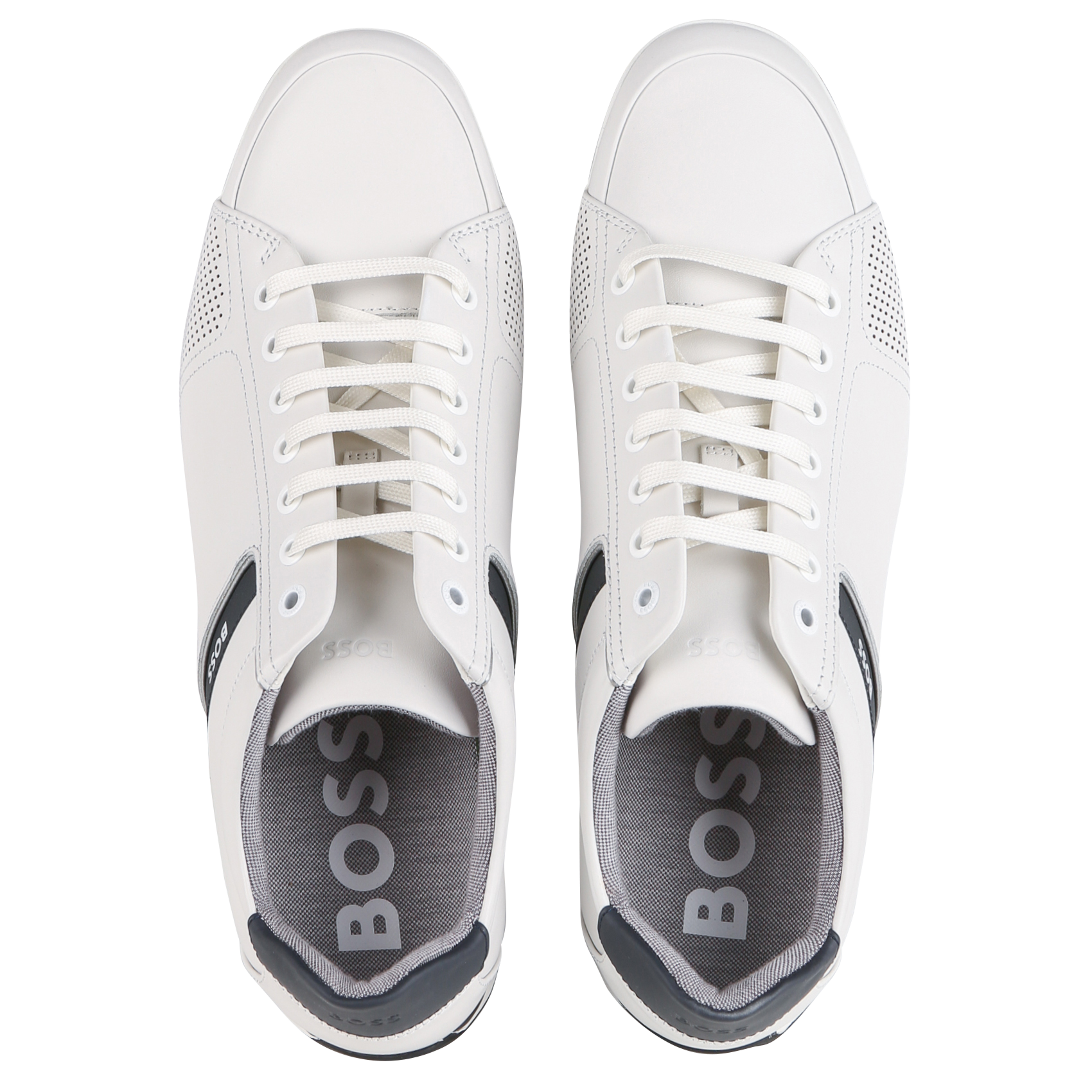 Baskets basses en cuir | Blanc