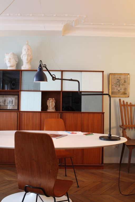 DCW éditions Lampe Gras N317 bureaulamp Zwart