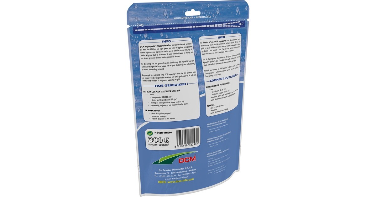 DCMAquaperla - Waterkristallen 0,3 kg bodemverbeteraar