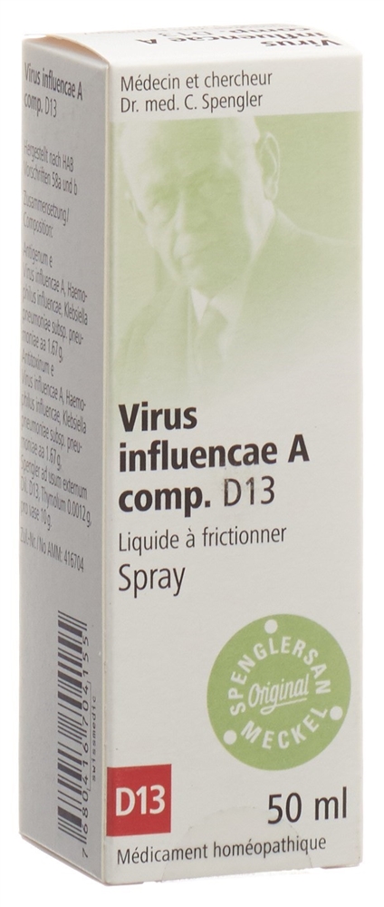 Spenglersan Virus influencae A comp. 13 D<br>50 ml, Spray, Classic Spray