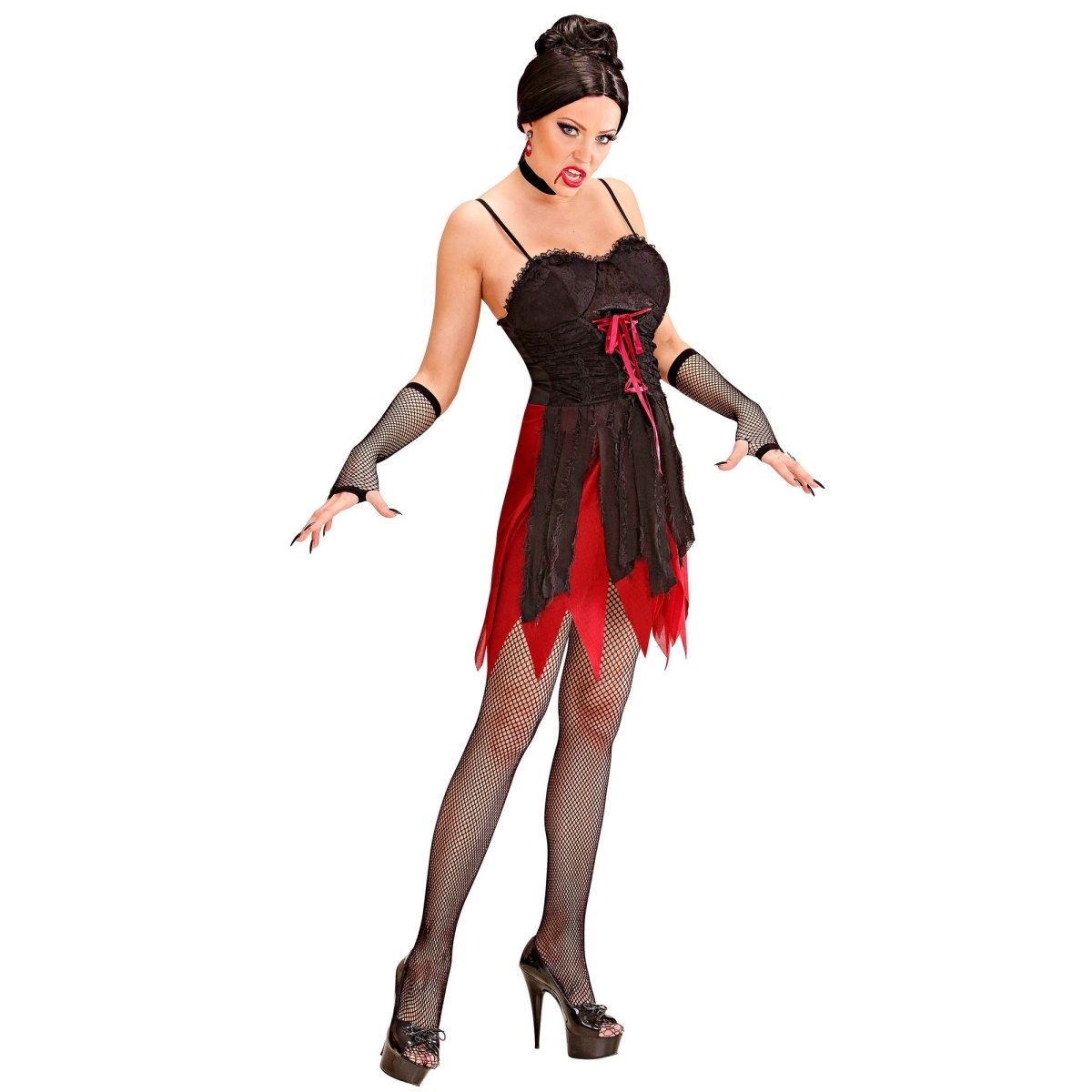 Halloween Jurk Dames Vampier Kort