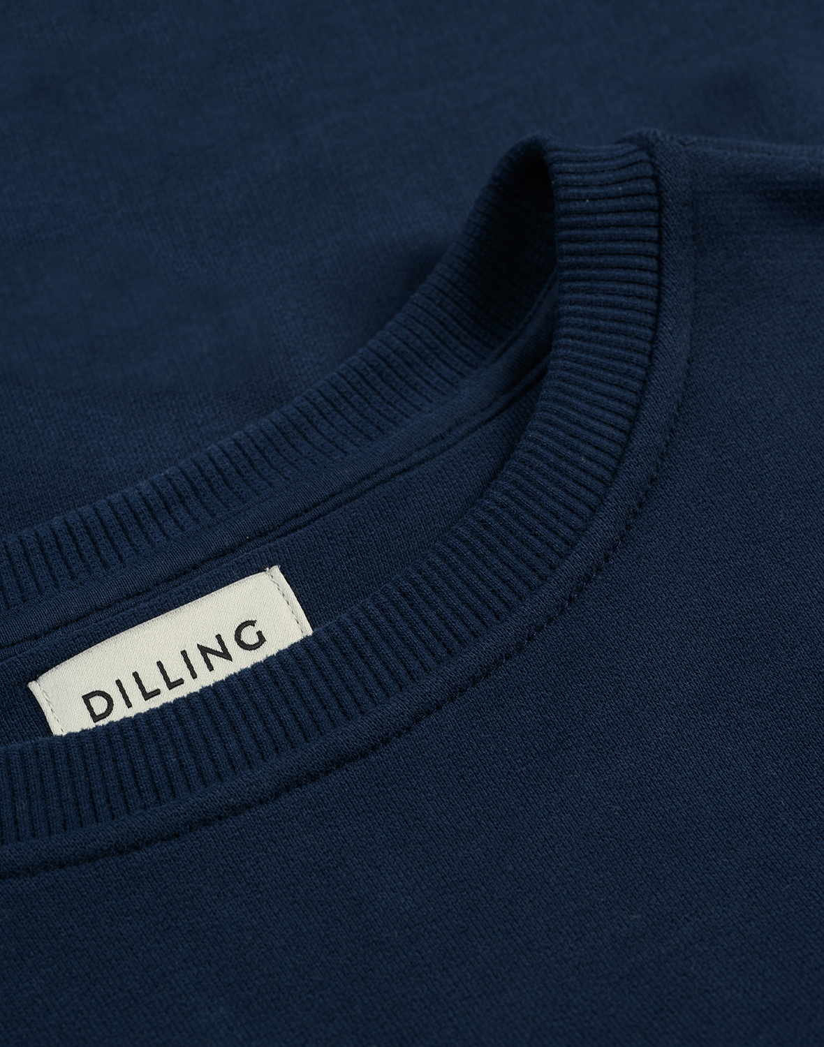 Sweater van katoen voor dames in Diepzeeblauw