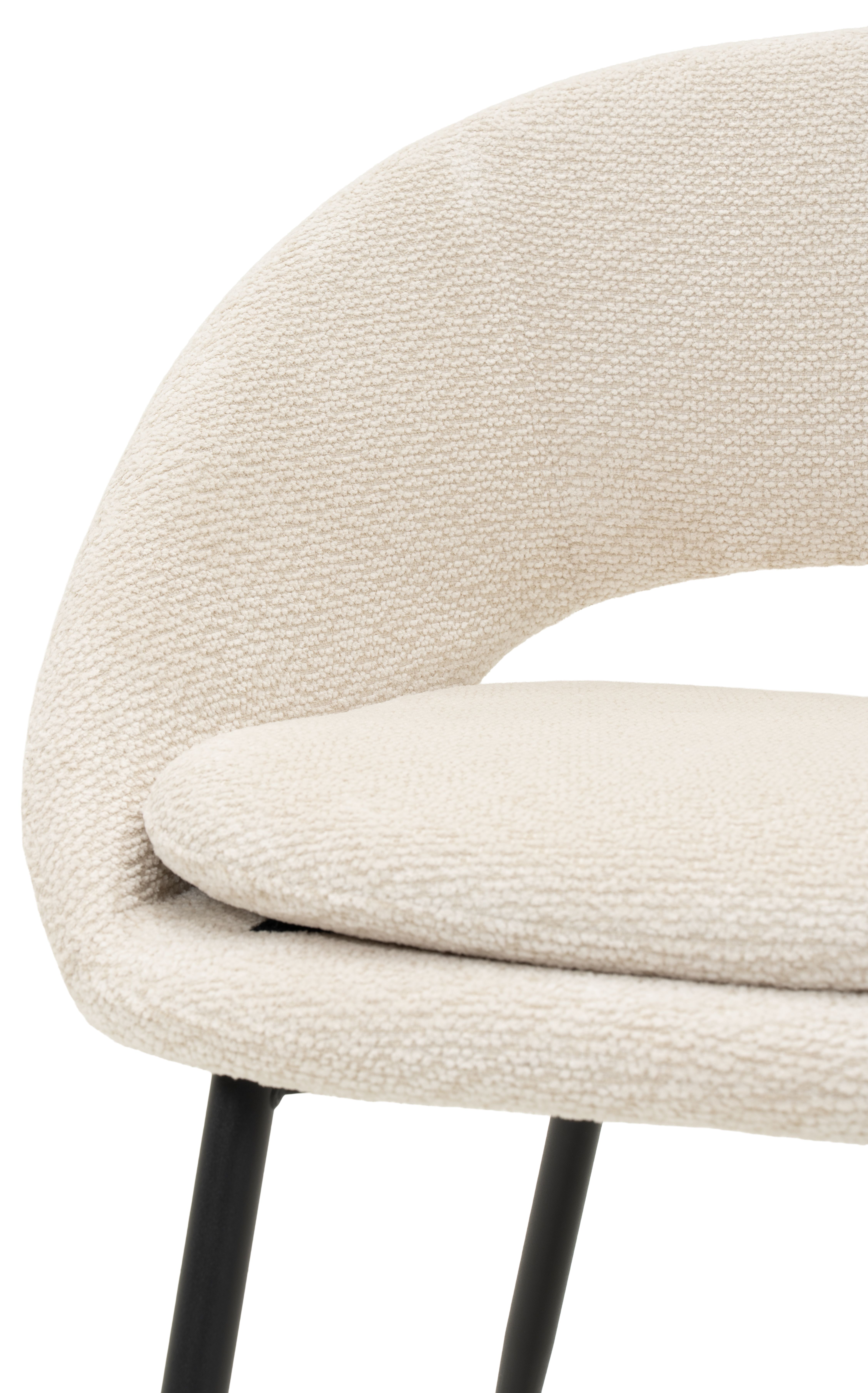 Eetkamerstoel  Egon 25 Naturel Saga B62 x D55 x H80 cm