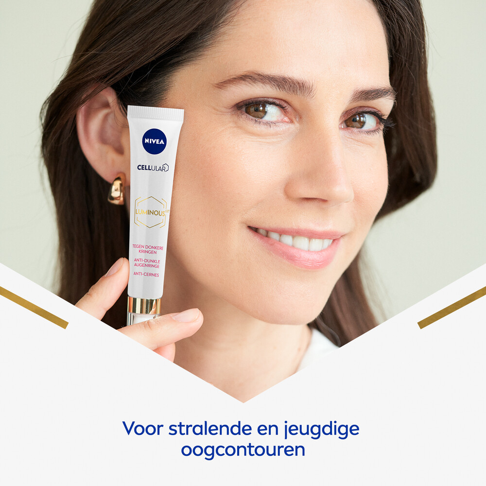 3x Nivea Oogcontourcrème Luminous 63015 ml