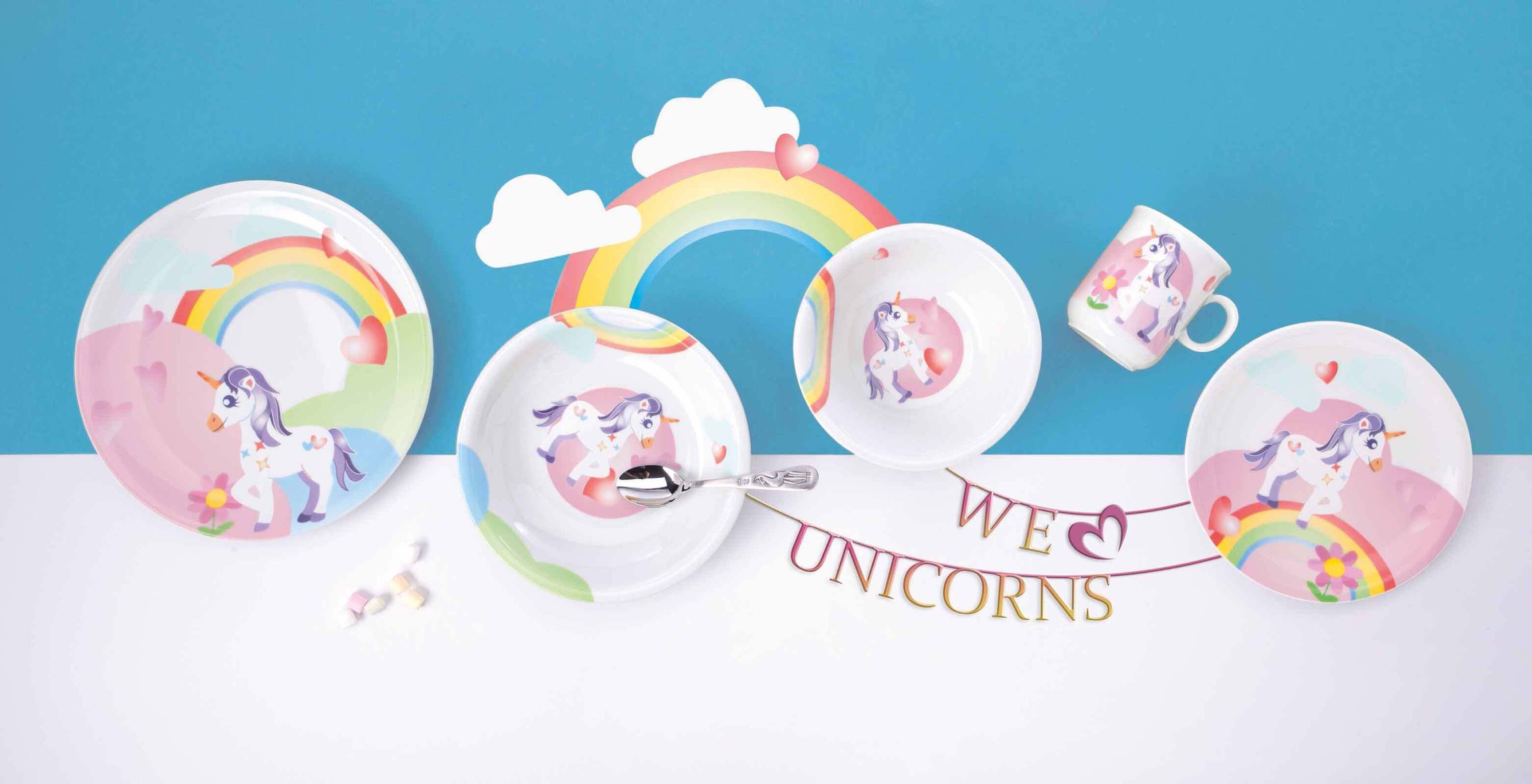 Seltmann Weiden Kindergeschirr Set Compact Mein kleines Einhorn