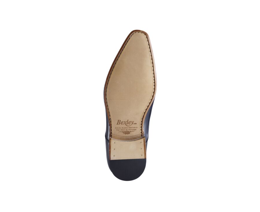 Derbies noir homme semelle cuir - GARSTON