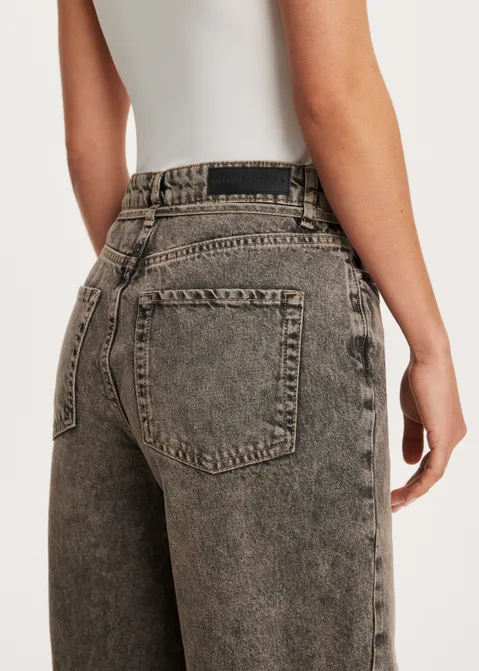 Jeans met riem grijs (GRS.UD)