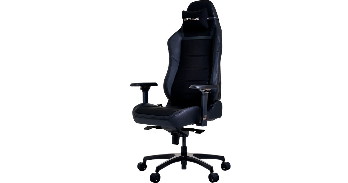 VertagearPL6800 gamestoel  (Zwart/carbon, ContourMax Lumbar, VertaAir, Hygennx)