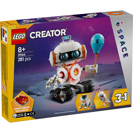 LEGO Creator 3-i-1 Rumrobot Videnskabslegesæt 31164