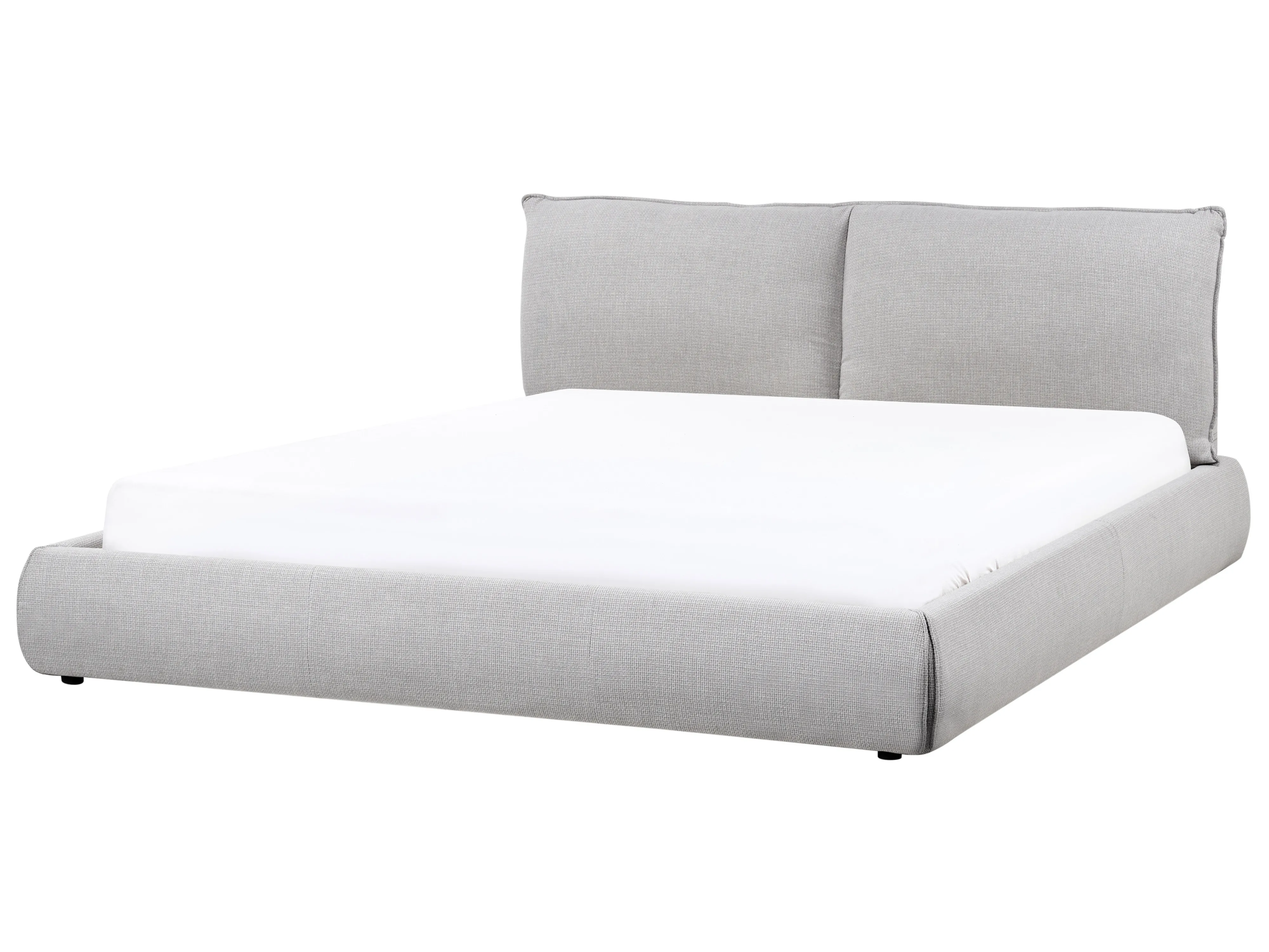 Waterbed Stof VINAY 180 x 200 cm Lichtgrijs