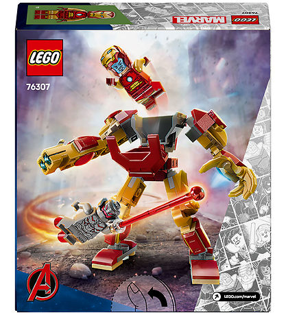 LEGO® Marvel - Iron Man Mech vs. Ultron 76307 - 101 Teile