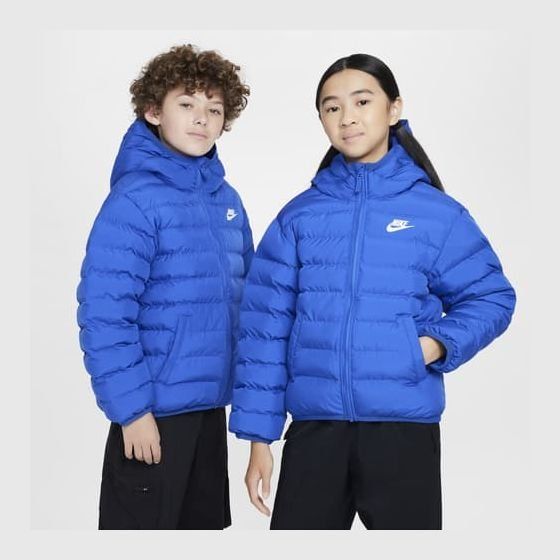 Nike Manteau d'Hiver NSW synthetic-fill - Bleu/Blanc Enfant