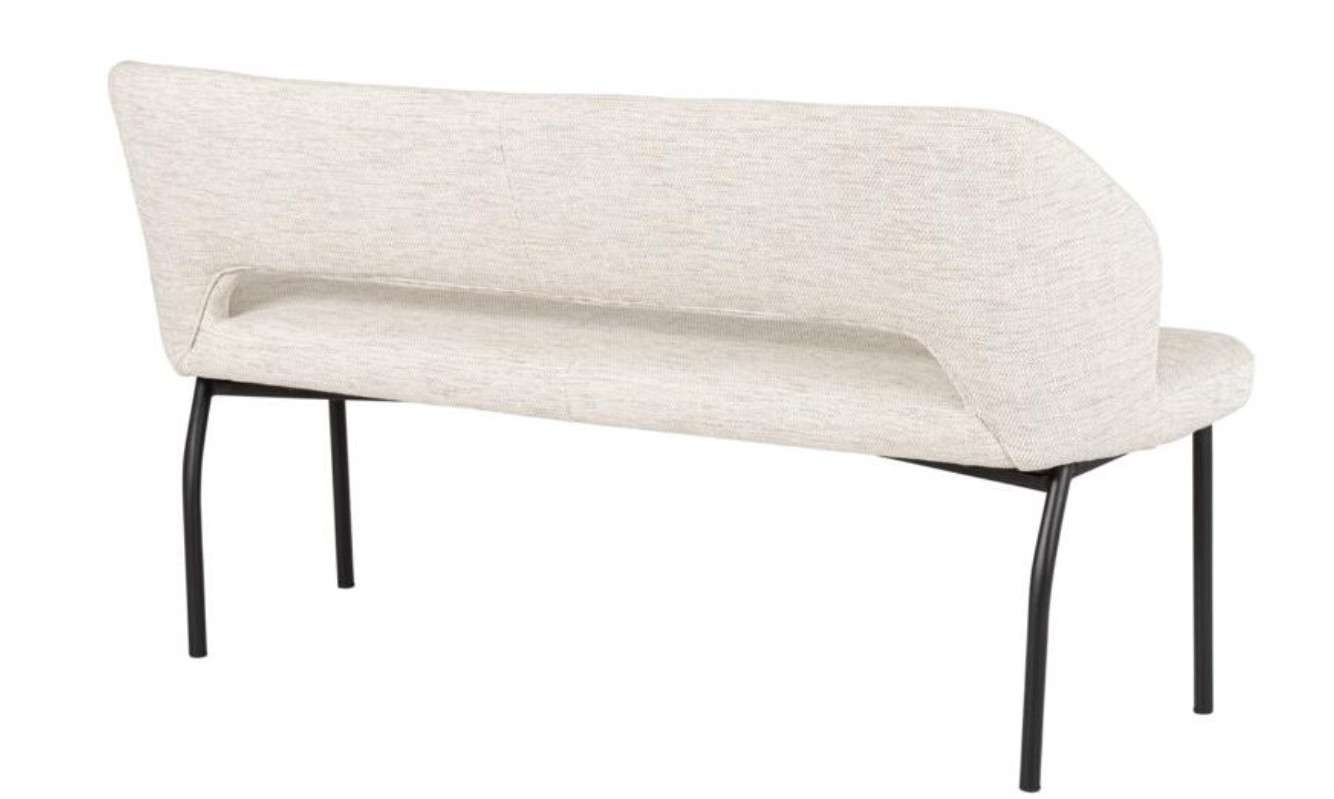 Eetbank Bo naturel poly 150cm