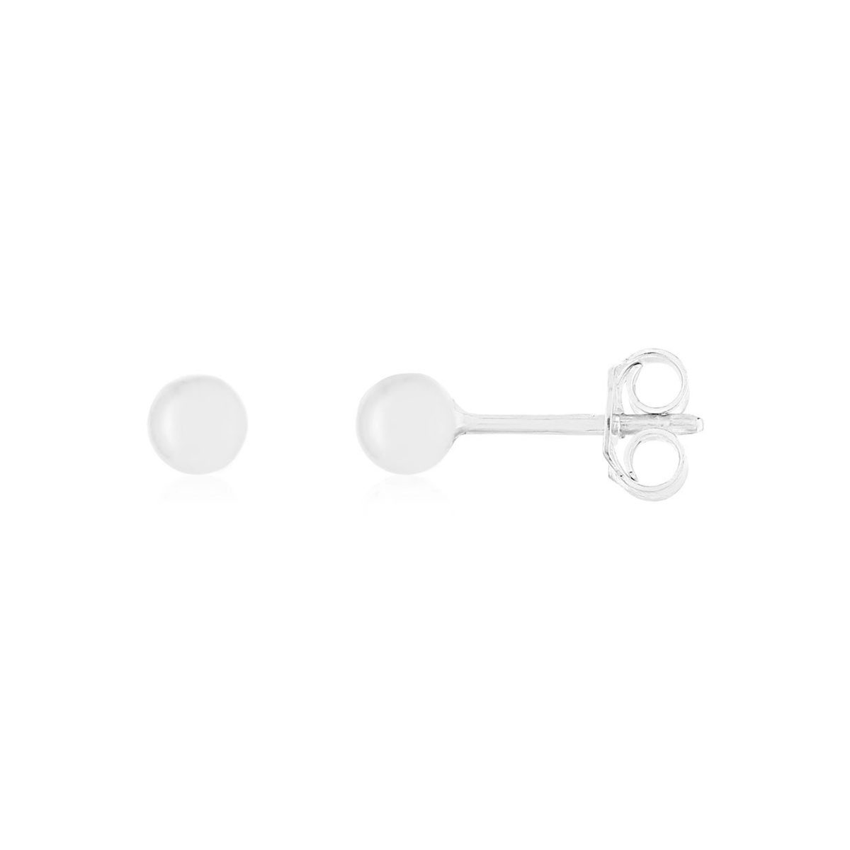 Boucles d'oreilles argent 925, boule
