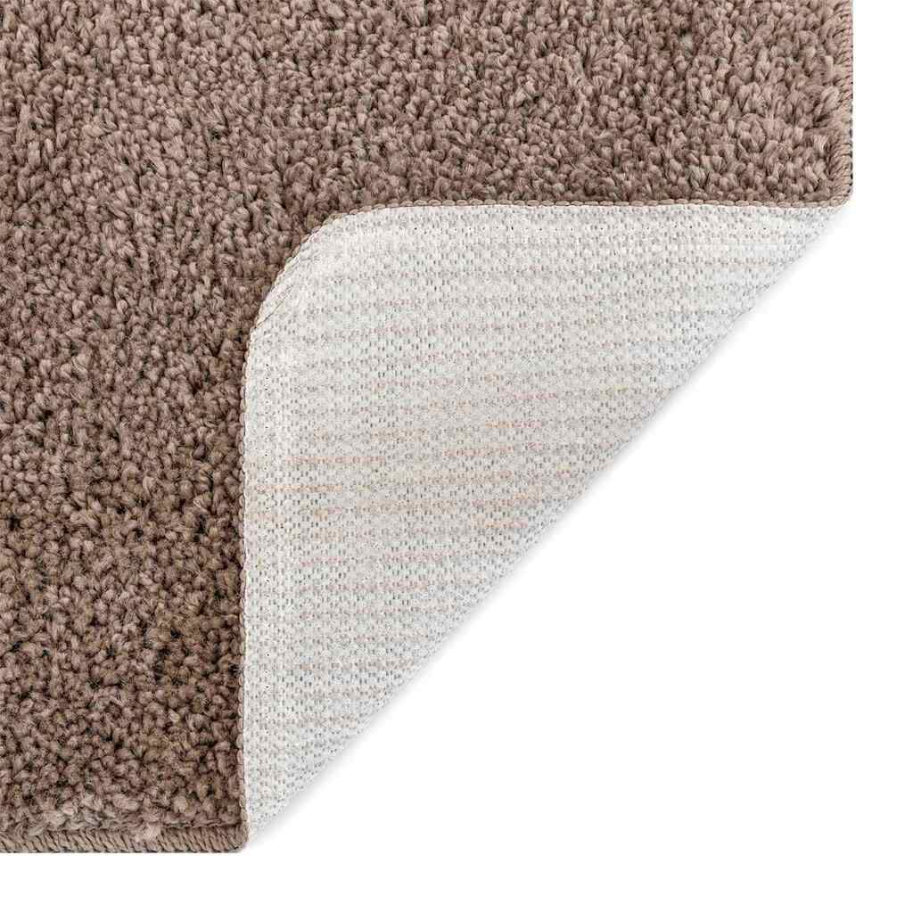 vidaXL Antislip badmattenset 3-delig bruin