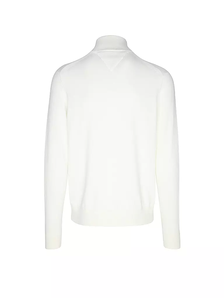 TOMMY HILFIGER Troyer Pullover  weiss