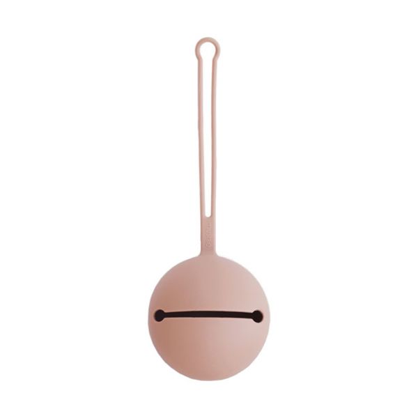 Mushie Siliconen Speenhouder Blush
