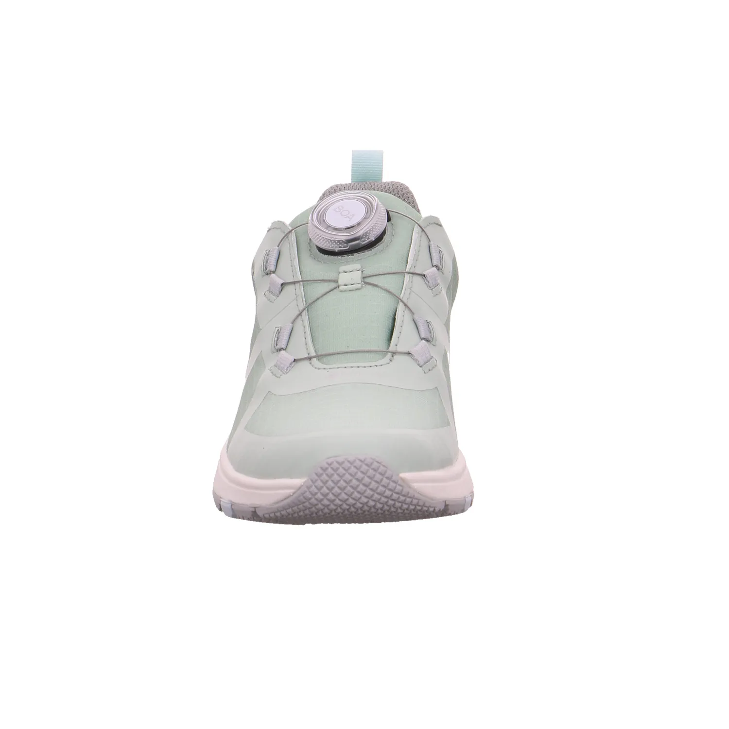 VADO Mädchen-Halbschuh Klett Pastelgrün Textil  Sneaker Outdoor