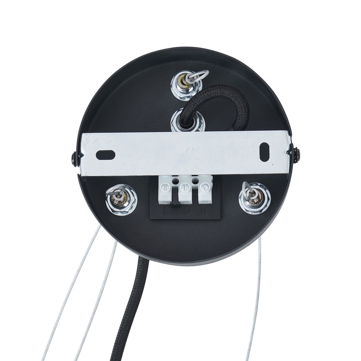 Moderne hanglamp zwart 6-lichts - Jeana Circle
