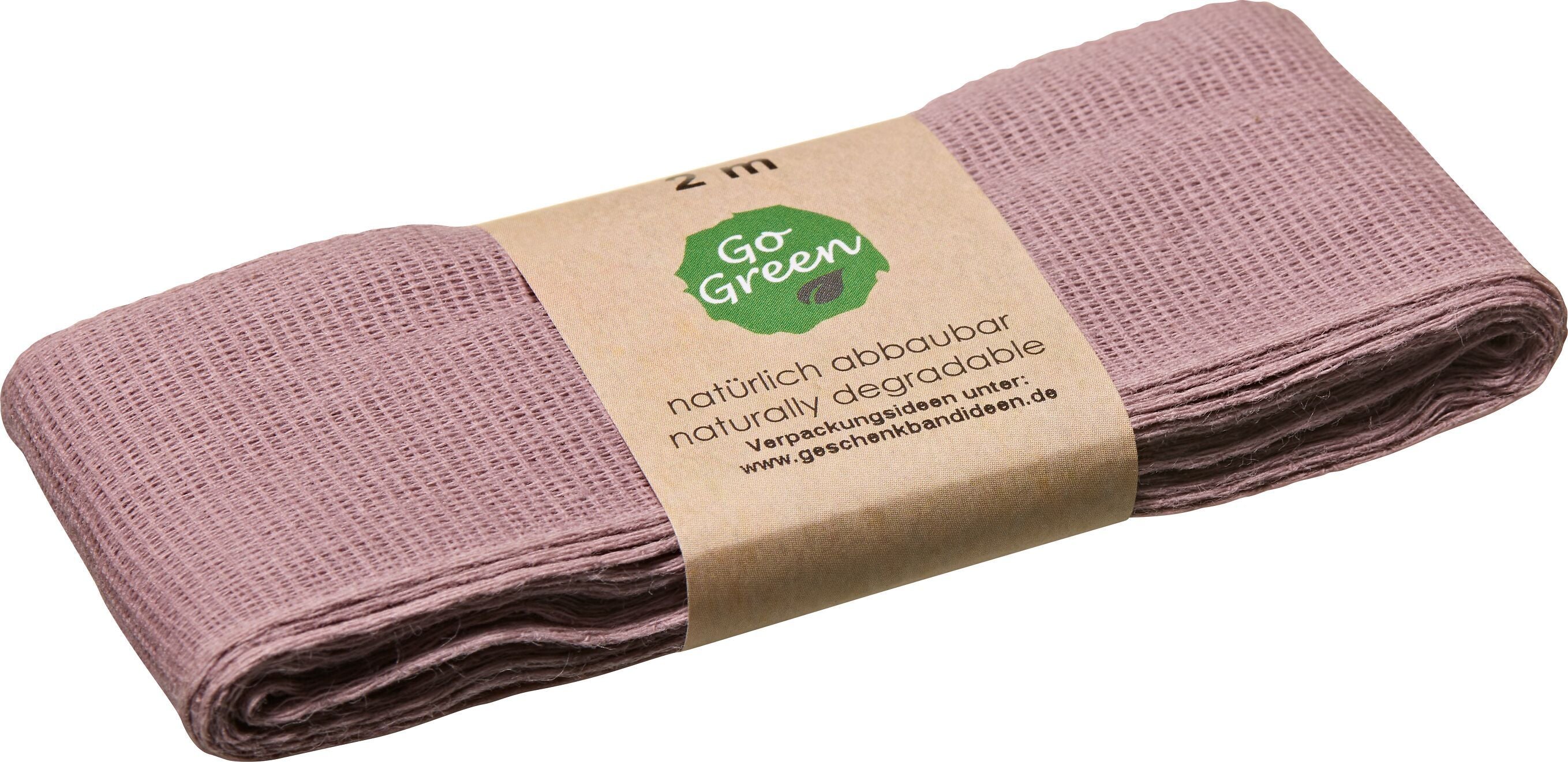 NATURE TAFT Geschenkband taupe 40mmx2M - Taupe / B: 40.0 mm x T: 2.0 m