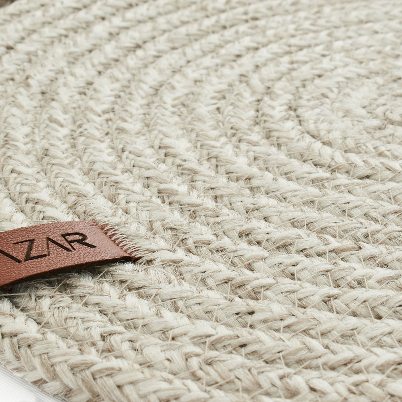 Nazar Rugs Tapis LIMA 4501 fait main gris - 150x150 cm