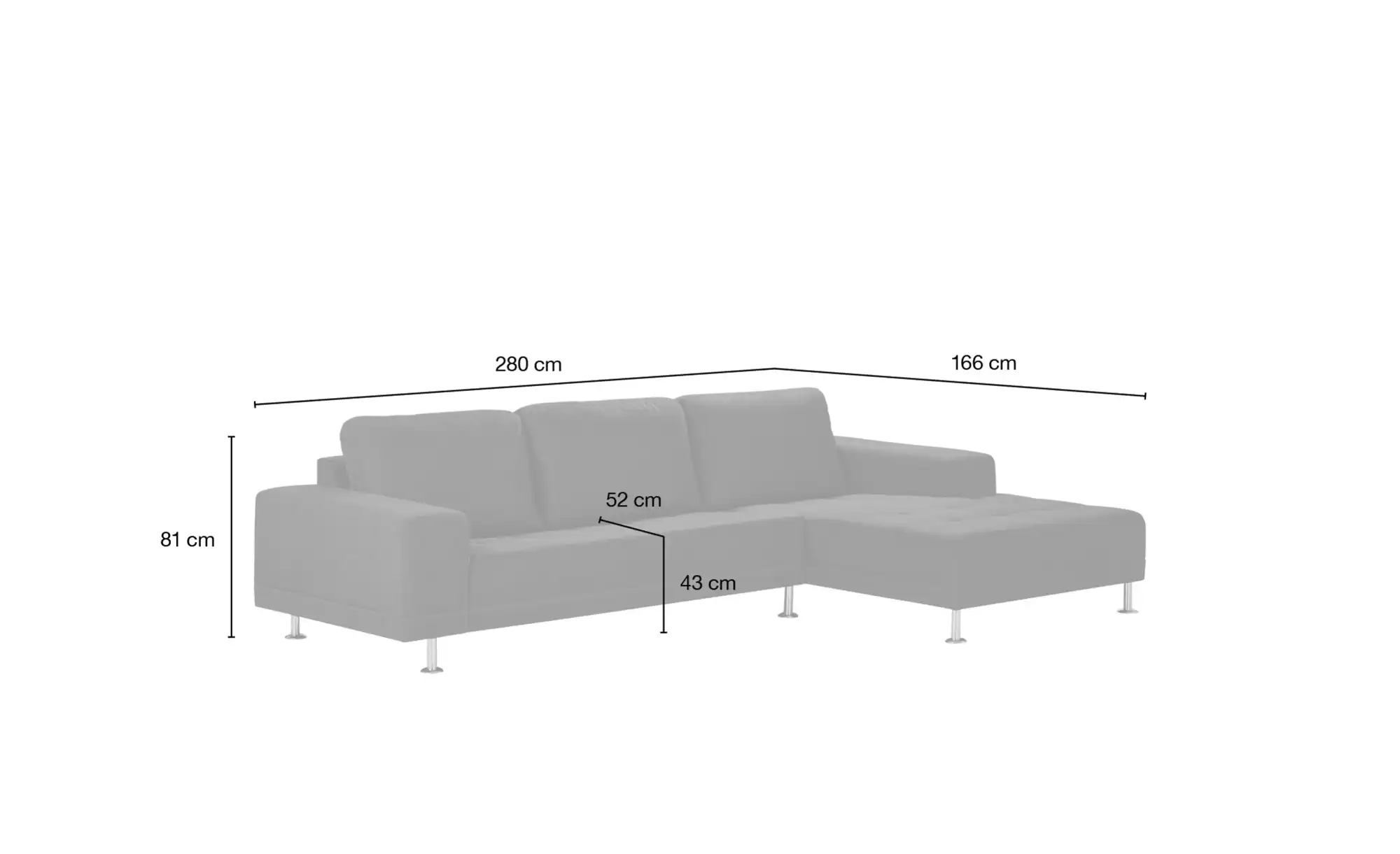smart Ecksofa Garda
