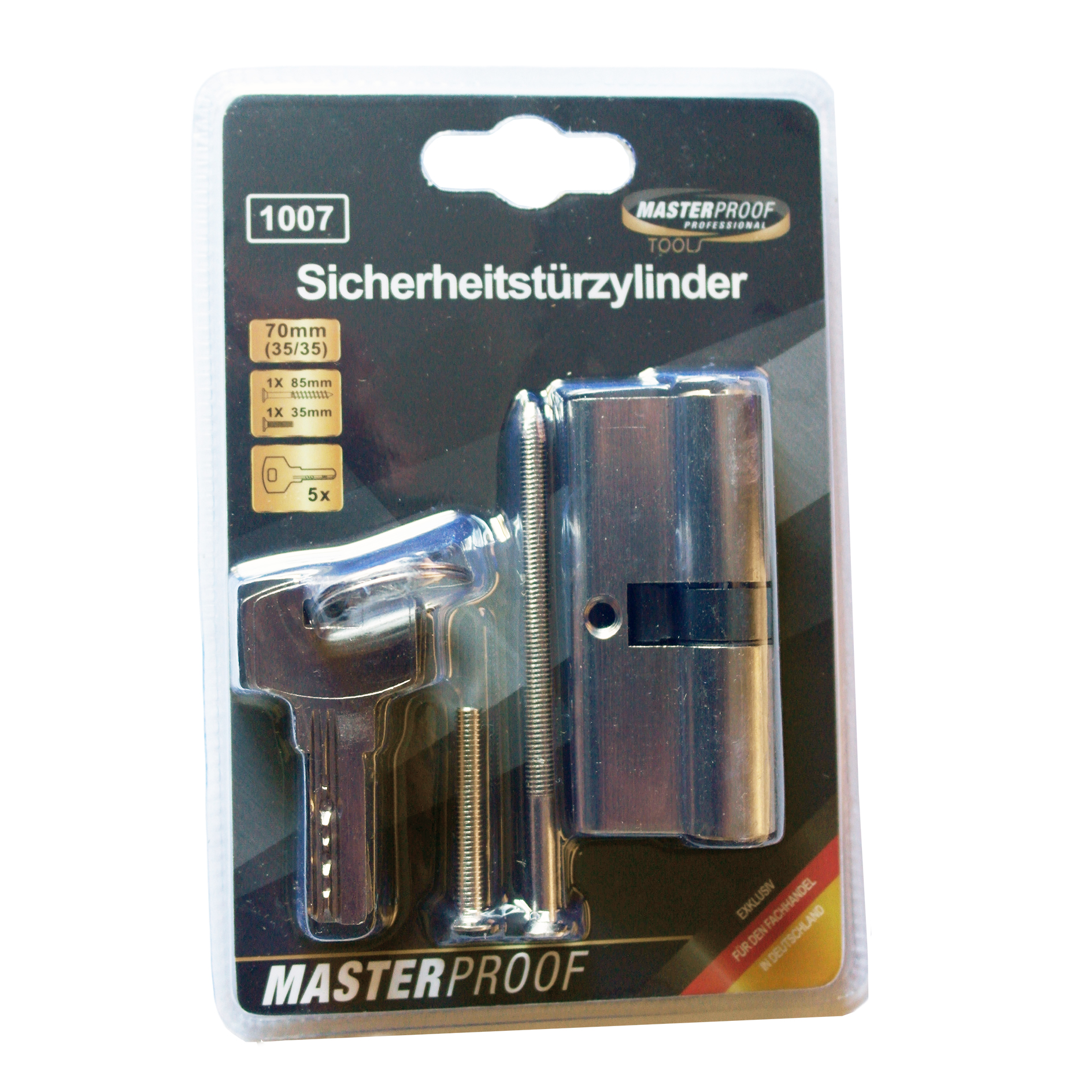 Sicherheitstürzylinder - 70 mm