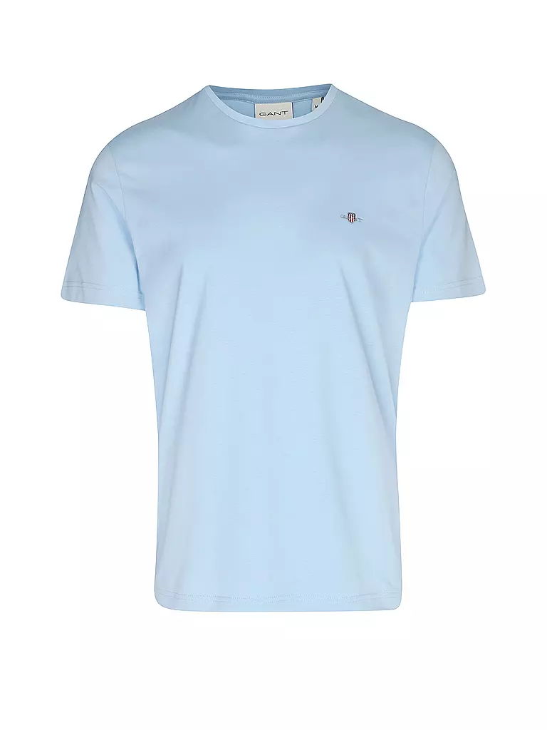 GANT T-Shirt Regular Fit hellblau