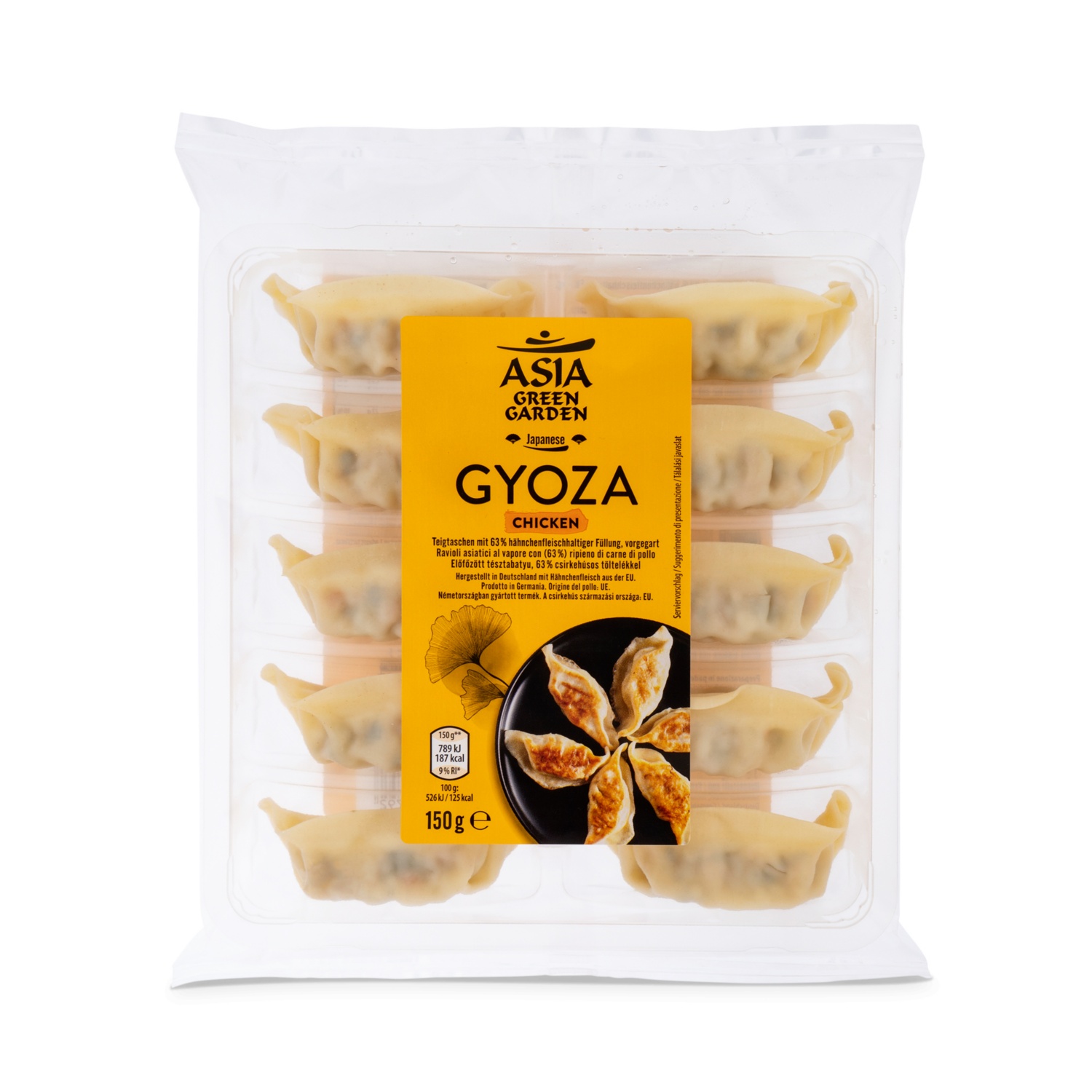 ASIA GREEN GARDEN Asia-Taschen-Gyoza, Huhn 150 g