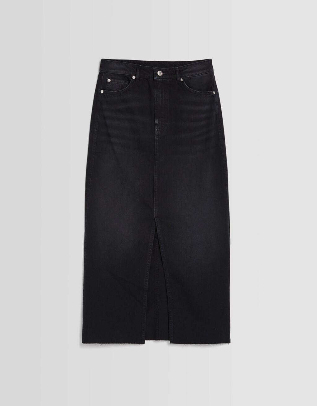 Saia longa de jeans