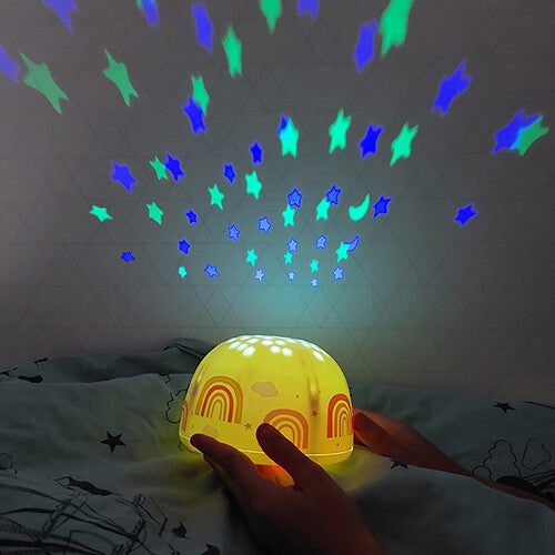 A little lovely company nachtlamp en sterprojector regenboog
