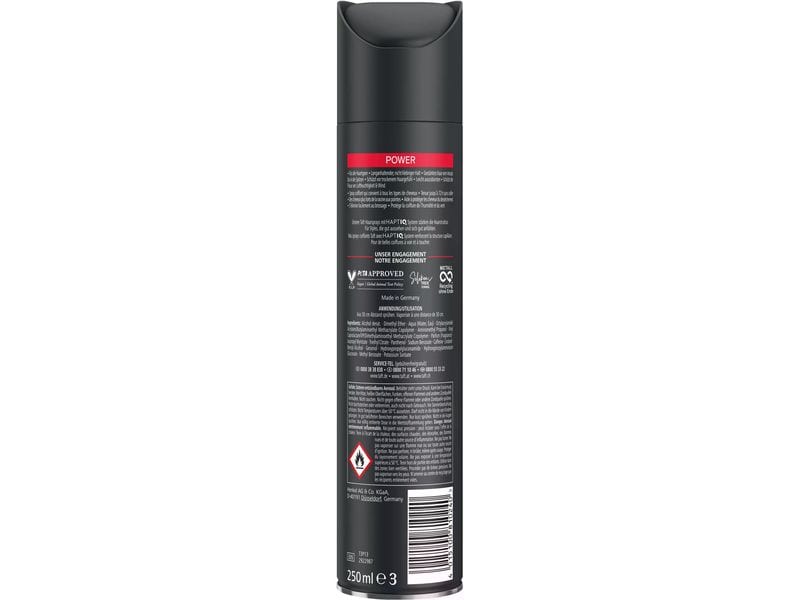 Schwarzkopf Taft Haarspray Power 250 ml Haarlack stärkt das Haar vom Ansatz bis in die Spitzen